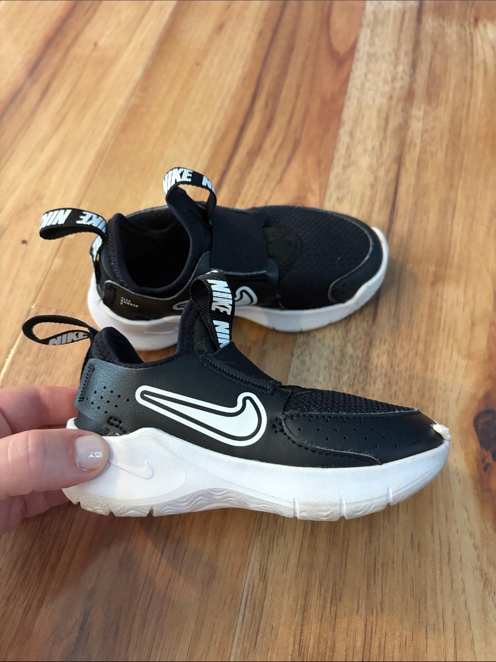 Nike slip on sneakers - black